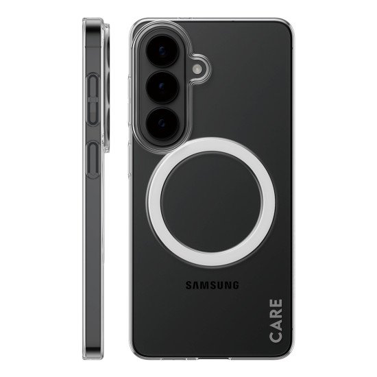 PanzerGlass CARE™ by ® SL1M Case Transparent w. Qi Samsung Galaxy S26 coque de protection pour téléphones portables 16 cm (6.3") Housse