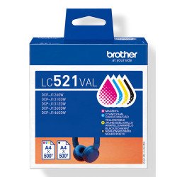 Brother LC521VAL Cartouche d'encre originale de - multipack