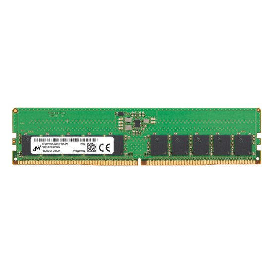 Micron MTC10C1084S1EC56BR module de mémoire 16 Go 1 x 16 Go DDR5 ECC Micron MTC10C1084S1EC56BR module de mémoire 16 Go 1 x 16 Go DDR5 ECC