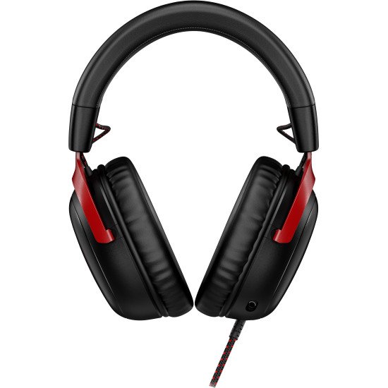 HP HyperX Cloud III — Casque de jeu (noir/rouge)