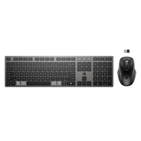 HP Ensemble clavier et souris sans fil rechargeables multi-appareils 725 HP Ensemble clavier et souris sans fil rechargeables multi-appareils 725