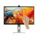 ALOGIC Clarity Pro Touch écran PC 68,6 cm (27") 3840 x 2160 pixels 4K Ultra HD LCD Écran tactile Noir, Argent
