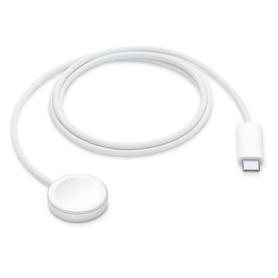 Apple MT0H3ZM/A chargeur d'appareils mobiles Smartwatch Blanc USB Recharge sans fil Charge rapide Intérieure
