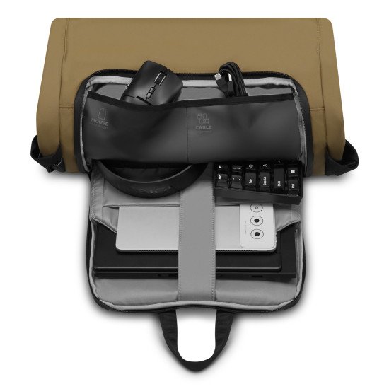 Lenovo GX41U39298 sacoche d'ordinateurs portables 40,6 cm (16") Sac à dos Noir, Jaune