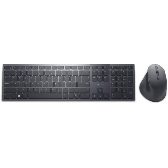 DELL KM900 clavier Souris incluse RF sans fil + Bluetooth QWERTY US International Graphite