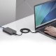 StarTech.com Adaptateur USB4 vers Ethernet, 10GbE, Multi-Gigabit, Compatible Thunderbolt, Carte Réseau 10GBASE-T/5G/2,5G, Adaptateur Ethernet 10G, Câble USB4 de 0,5m, Win/Mac, TAA