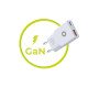 Mobile Origin MO-GAN30W-MO16 chargeur d'appareils mobiles Universel Blanc USB Charge rapide Intérieure