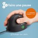 R-Go Tools RGOHBRSWDBL souris Droitier Optique 2400 DPI