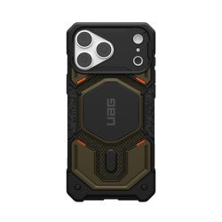 Urban Armor Gear UAG Monarch Pro Backcover voor de Apple iPhone 18 Pro Max / 17 Pro Max - Kevlar Element Green coque de protection pour téléphones portables Housse
