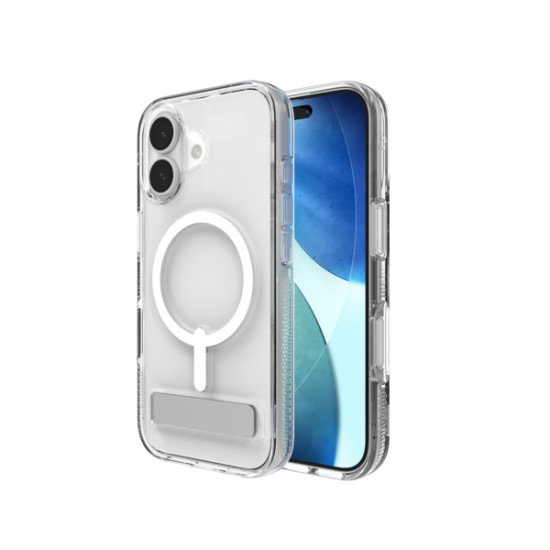 ZAGG Crystal Palace Snap Kickstand (Button Cover) coque de protection pour téléphones portables 16 cm (6.3") Housse Transparent ZAGG Crystal Palace Snap Kickstand (Button Cover) coque de protection pour téléphones portables 16 cm (6.3") Housse Transparent