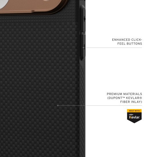 Urban Armor Gear 114554113985 coque de protection pour téléphones portables 17,5 cm (6.9") Housse Graphite, Bronze