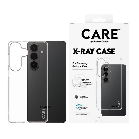 PanzerGlass CARE™ by ® X-Ray Case Samsung Galaxy S26+ coque de protection pour téléphones portables Housse Transparent