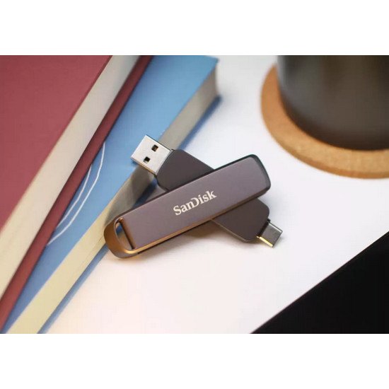 SanDisk SDDDE1-512G-G46 lecteur USB flash 512 Go USB Type-C/USB Type-A 3.2 Gen 2 (3.1 Gen 2) Noir SanDisk SDDDE1-512G-G46 lecteur USB flash 512 Go USB Type-C/USB Type-A 3.2 Gen 2 (3.1 Gen 2) Noir