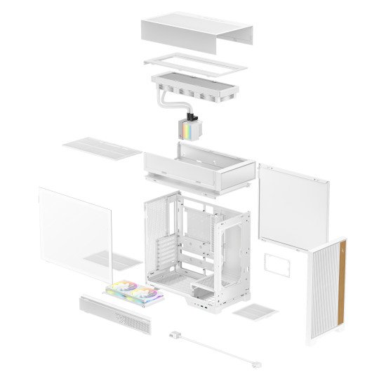 DeepCool CL6600 WH Bureau Blanc