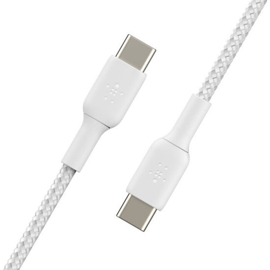 Belkin CAB004BT2MWH2PK câble USB 2 m USB 2.0 USB C Blanc