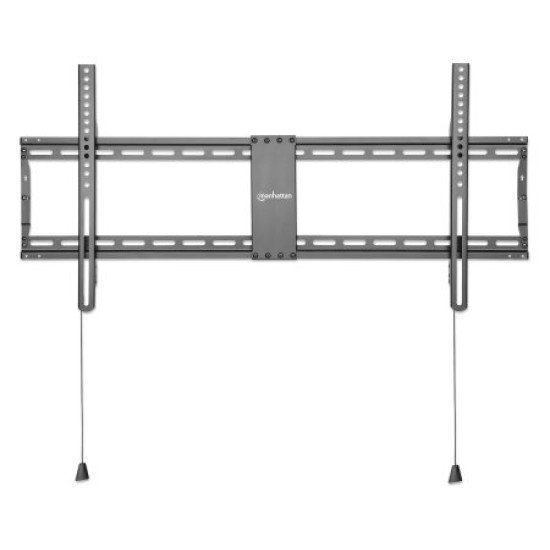 Manhattan Support mural pour TV/moniteurs (fixe, profil bas), écrans 43" à 100", Compatibilité VESA : de 200x200 à 800x400 mm (vérifiez les dimensions des quatre trous de fixation à l'arrière), charge max. 70 kg, noir