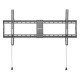 Manhattan Support mural pour TV/moniteurs (fixe, profil bas), écrans 43" à 100", Compatibilité VESA : de 200x200 à 800x400 mm (vérifiez les dimensions des quatre trous de fixation à l'arrière), charge max. 70 kg, noir