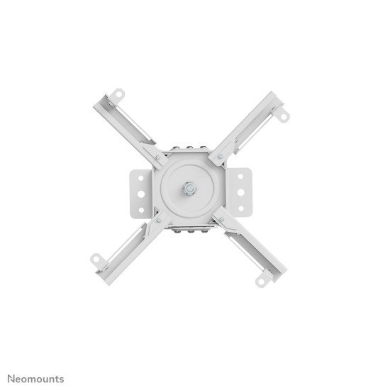 Neomounts CL25-550WH1 Support de plafond pour vidéoprojecteur - h74.5-114.5 cm - installation facile - orientable