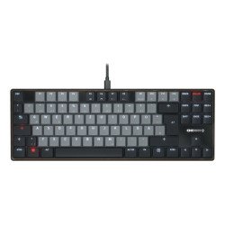 CHERRY KC 500 MX LP TKL clavier maison/bureau USB QWERTZ Allemand Noir, Gris