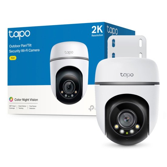 TP-Link Tapo TC41 V2 Sphérique Caméra de sécurité IP Intérieure et extérieure 2304 x 1296 pixels Plafond/Mur/Poteau
