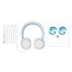 Philips TAK2000BL/00 casque Avec fil Arceau Appel/Musique/TV Bleu