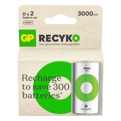 GP Batteries ReCyko Pro RECYKO D Batterie rechargeable Hybrides nickel-métal (NiMH)