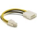 DeLOCK Cable P4 male > Molex 4pin male Multicolore 0,13 m