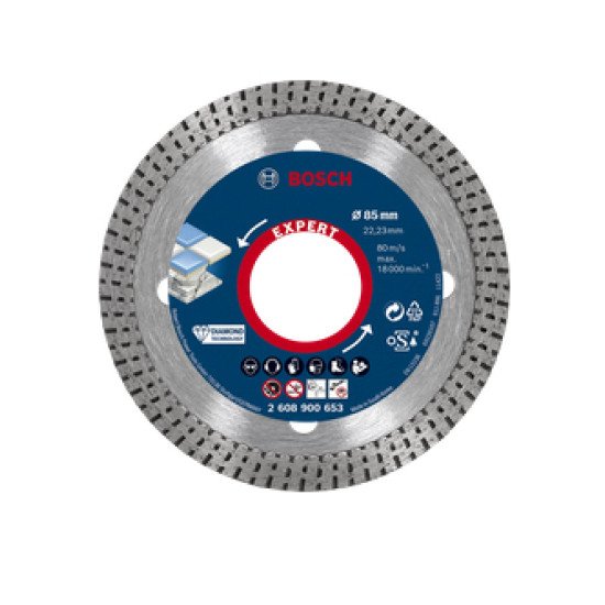 Bosch Expert HardCeramic lame de scie circulaire 12,5 cm 1 pièce(s)