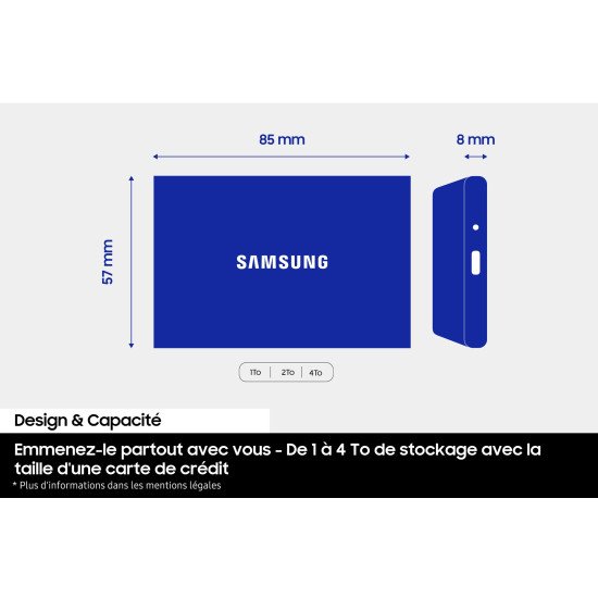Samsung SSD Externe T7 Resurrected 1To