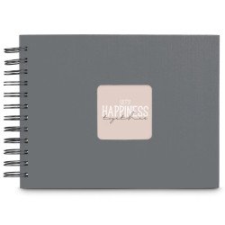 Hama 00009839 album photo et protège-page Gris 50 feuilles 10 x 15 Reliure spiralée