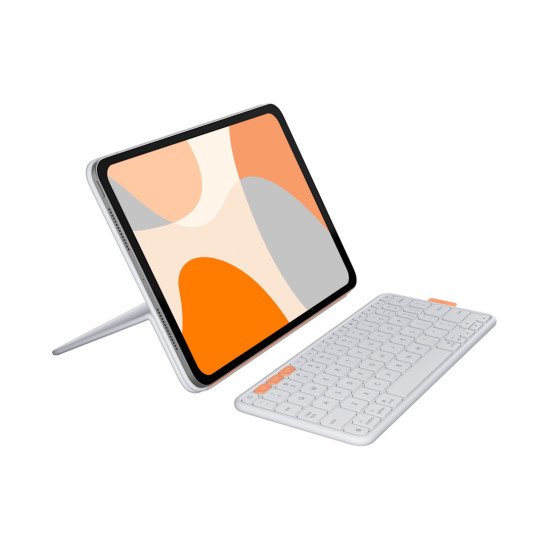 Logitech Flip Folio AZERTY Français Bluetooth Gris clair