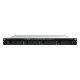 Synology RackStation RS826RP+ serveur de stockage NAS Rack (1 U) AMD Ryzen V1500B 4 Go DDR4 0 To DiskStation Manager Noir, Gris