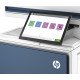 HP Color LaserJet Enterprise Flow Imprimante MFP 5800zf, Impression, copie, scan, fax, Chargeur automatique de documents; Bacs haute capacité en option; Écran tactile; Cartouche TerraJet