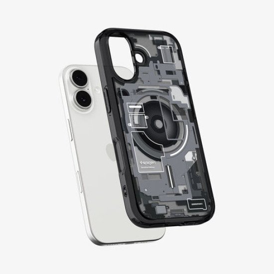 Spigen ACS10089 coque de protection pour téléphones portables 16 cm (6.3") Housse Noir, Transparent