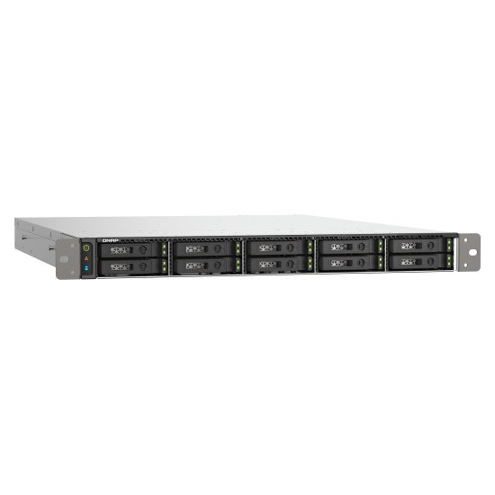 QNAP TS-h1090FU NAS Rack (1 U) EPYC 7302P 128 Go DDR4 0 To QuTS hero Noir, Gris QNAP TS-h1090FU NAS Rack (1 U) EPYC 7302P 128 Go DDR4 0 To QuTS hero Noir, Gris