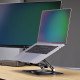StarTech.com Support Rotatif pour PC Portable, Base Pivotante à 360°, Support Rotatif pour Bureau, Hauteur et Inclinaison Réglables, Poids Max 5kg, Construction en Aluminium, Design Portable