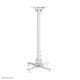 Neomounts CL25-550WH1 Support de plafond pour vidéoprojecteur - h74.5-114.5 cm - installation facile - orientable