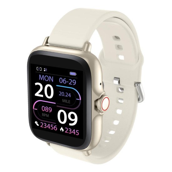 Denver SWC-156BEMK2 smartwatche et montre de sport 3,66 cm (1.44") TFT 128 x 128 pixels Écran tactile Beige Denver SWC-156BEMK2 smartwatche et montre de sport 3,66 cm (1.44") TFT 128 x 128 pixels Écran tactile Beige