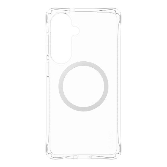 PanzerGlass CARE™ by ® Samba Case Transparent w. White Qi Samsung Galaxy S26+ coque de protection pour téléphones portables 17 cm (6.7") Housse