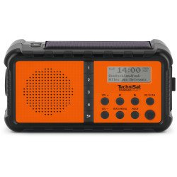 TechniSat TECHNIRADIO SOLAR 2 Portable Analogique et numérique Noir, Orange