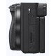 Sony α ILCE-6400AM 1/1.6" MILC 24,2 MP CMOS 6000 x 4000 pixels Noir