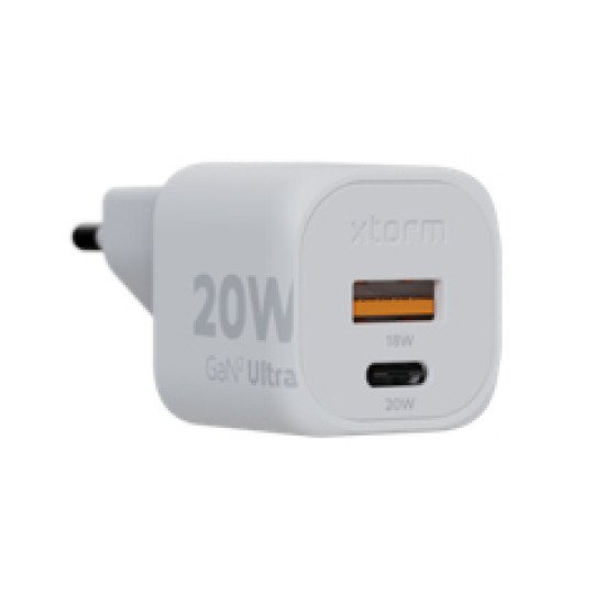 Xtorm X20BC0 chargeur d'appareils mobiles Universel Blanc Secteur Charge rapide Intérieure Xtorm X20BC0 chargeur d'appareils mobiles Universel Blanc Secteur Charge rapide Intérieure