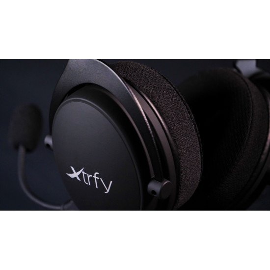 Xtrfy H2 Casque Avec fil Arceau Appels/Musique/Sport/Au quotidien Noir