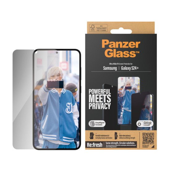PanzerGlass Ultra Wide Fit Privacy Protection d'écran transparent Samsung 1 pièce(s)