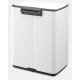 Brabantia Bo Pedal Bin 12 L Rectangulaire Acier Blanc