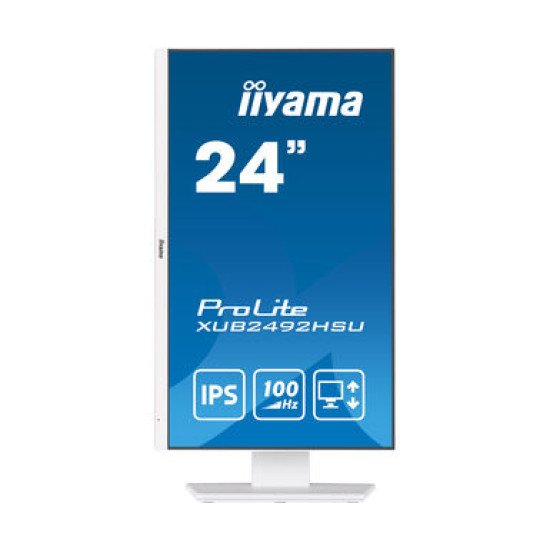 iiyama XUB2492HSU-W6 écran PC 60,5 cm (23.8") 1920 x 1080 pixels Full HD LED Blanc