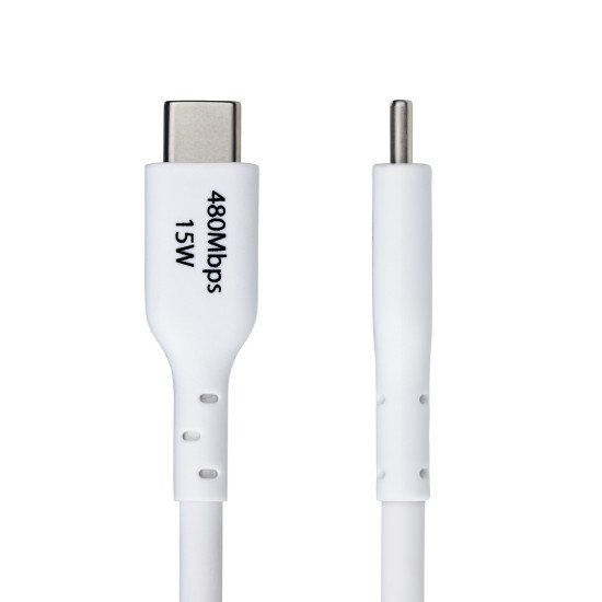 StarTech.com Câble de Charge USB-A vers USB-C de 3m, Charge et Synchronisation, 3A, USB 2.0, Gaine TPE - Cordon de Charge USB Blanc StarTech.com Câble de Charge USB-A vers USB-C de 3m, Charge et Synchronisation, 3A, USB 2.0, Gaine TPE - Cordon de Charge USB Blanc