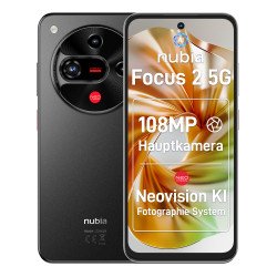 Nubia Focus 2 5G 17 cm (6.7") Double SIM USB Type-C 8 Go 256 Go 5000 mAh Noir