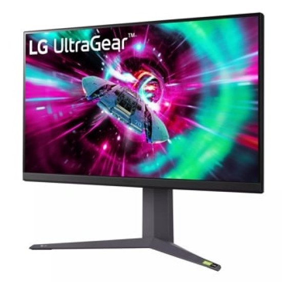 LG 32GR93U-B écran PC 80 cm (31.5") 3840 x 2160 pixels 4K Ultra HD LCD Noir, Gris, Violet