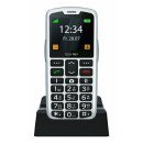 Beafon SL260 5,59 cm (2.2") Noir, Argent Téléphone pour seniors